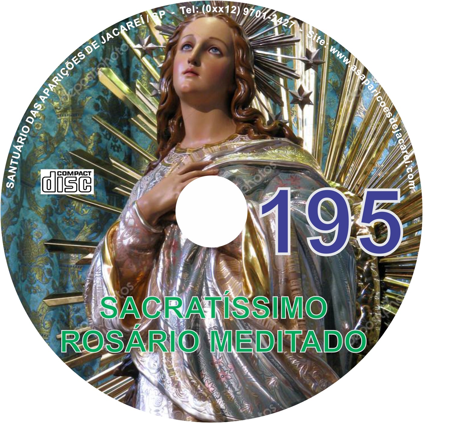 Cd Rosário Meditado 195 Cd Rosário Meditado 195